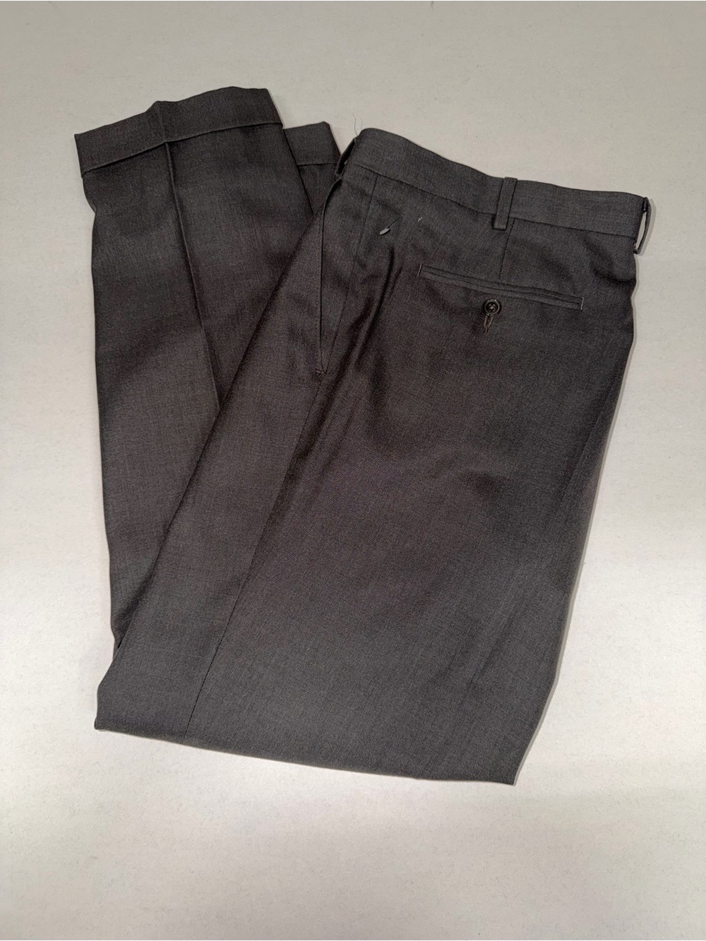 Ralph Lauren Classic Men's Dress Pants in Dark Gray Size 38x30